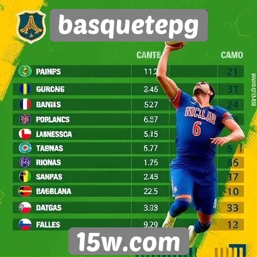 Desempenho dos times no basquetepg